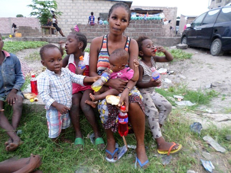 Jolie et ses enfants