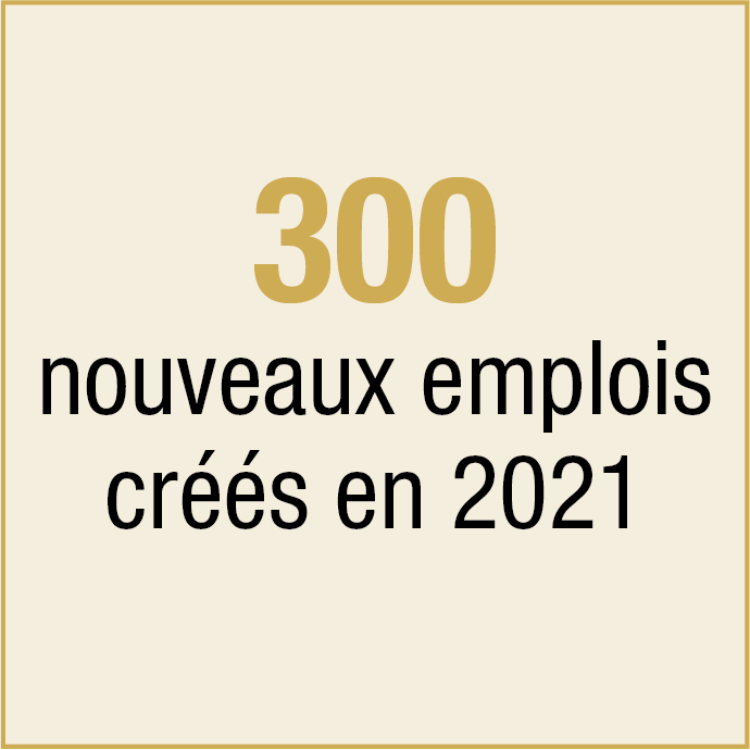 300 emplois