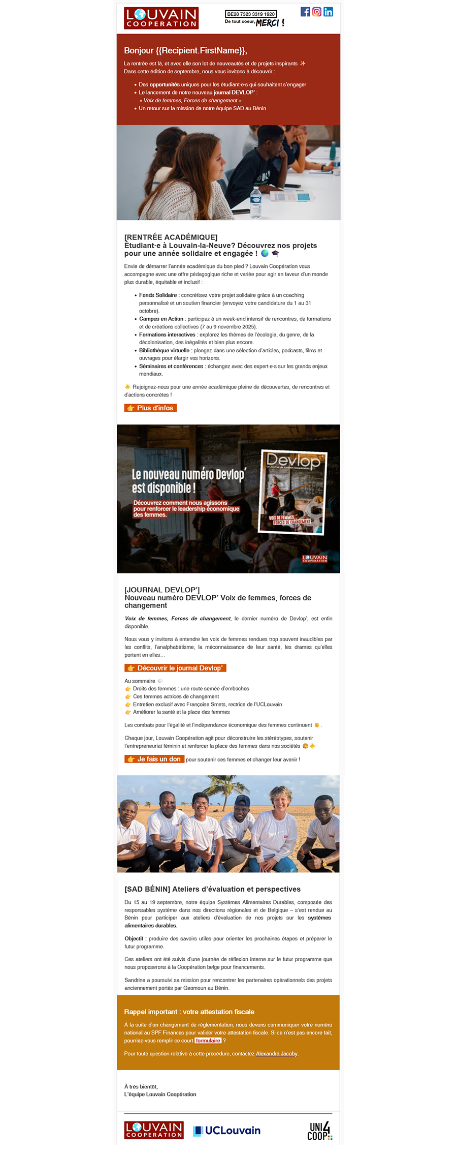 Newsletter Septembre 2025