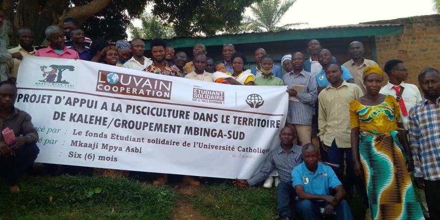 Des pisciculteurs congolais soutenus par le Fonds Solidaire