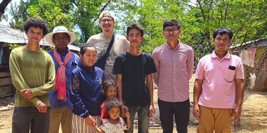 Yonas and Corentin have arrived in Cambodia!