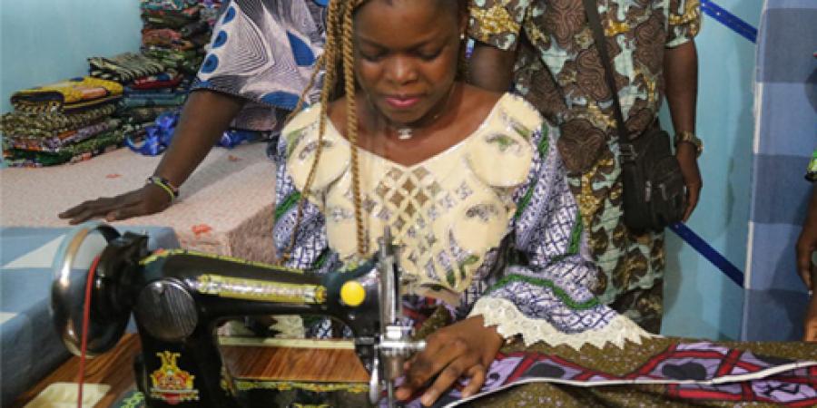 Viviane étudiante au Bénin