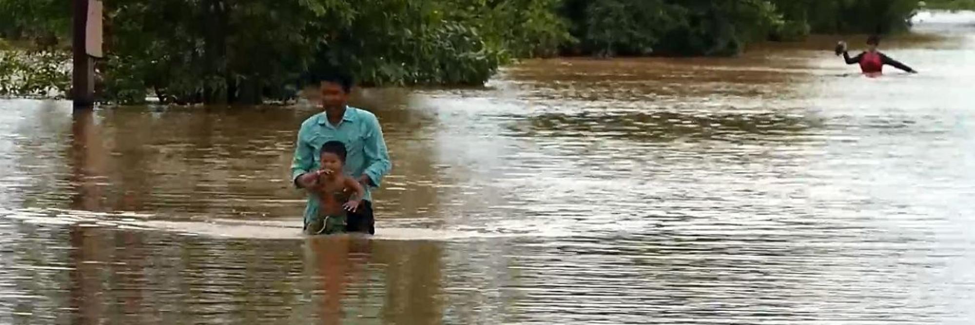 Inondations au Cambodge