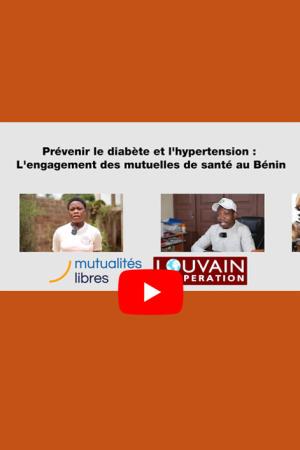 Prévenir le diabète et l'hypertension, l'engagement des mutuelles de santé au Bénin
